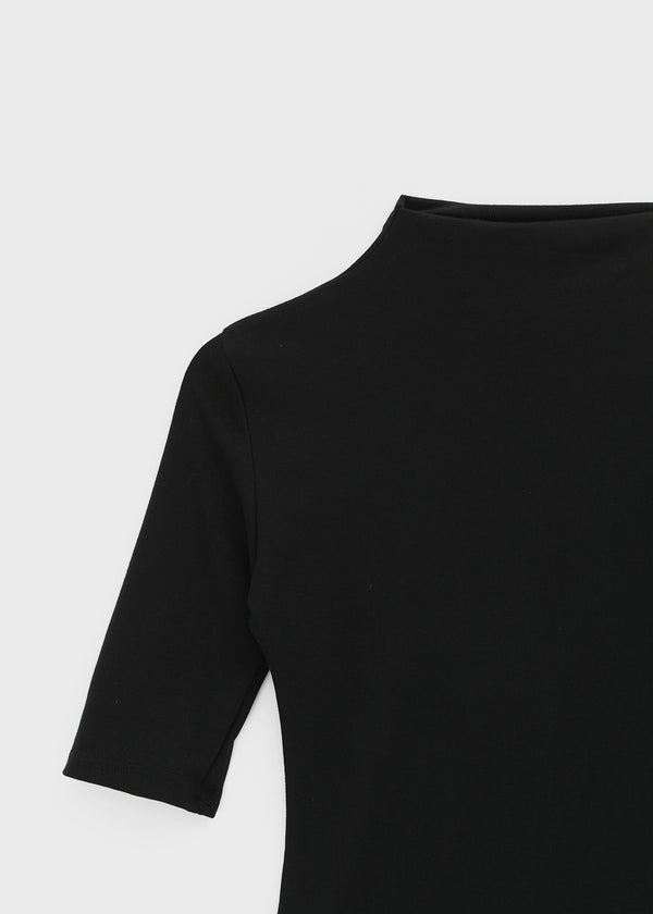 Ventora Semi-Crop Half-Neck Half-Sleeved T-Shirt