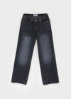 Runel Low-waist Straight Denim Pants