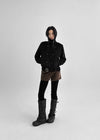 Lesoti Quilted Double Short Coat (Belt Set)