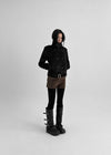 Lesoti Quilted Double Short Coat (Belt Set)