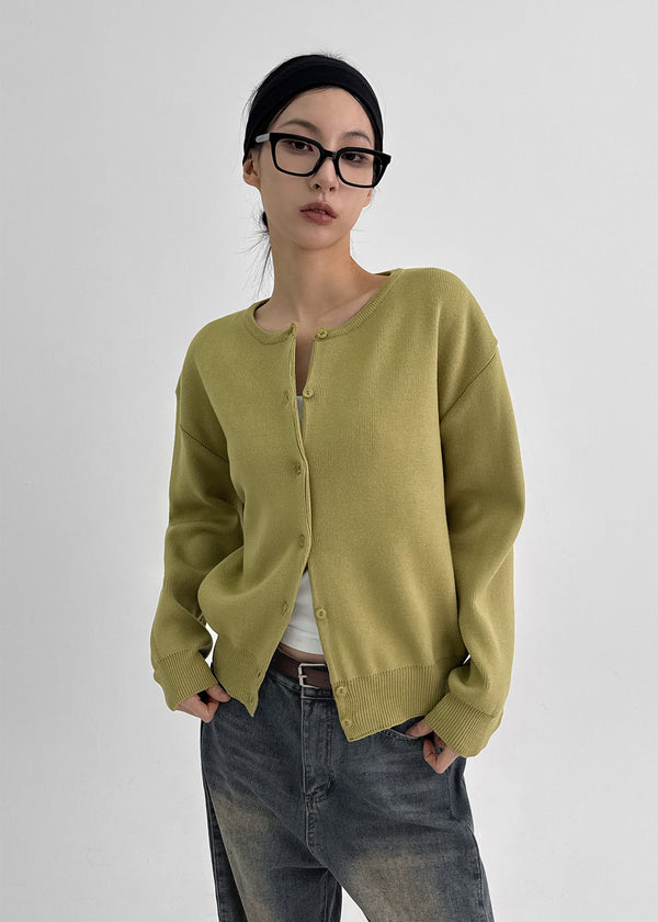 Nevict Round Knit Cardigan