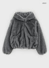 (UNISEX) Revlon Overfit Fur Hooded Jumper