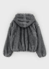 (UNISEX) Revlon Overfit Fur Hooded Jumper