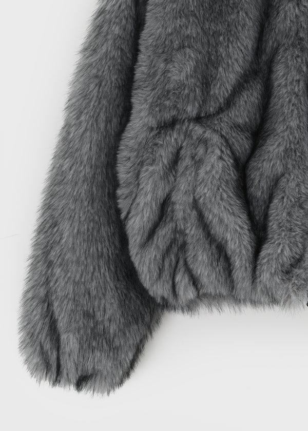 (UNISEX) Revlon Overfit Fur Hooded Jumper