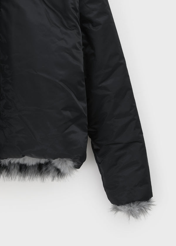 (UNISEX) Revlon Overfit Fur Hooded Jumper