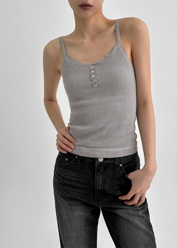 Belunk Lace Fleece Sleeveless