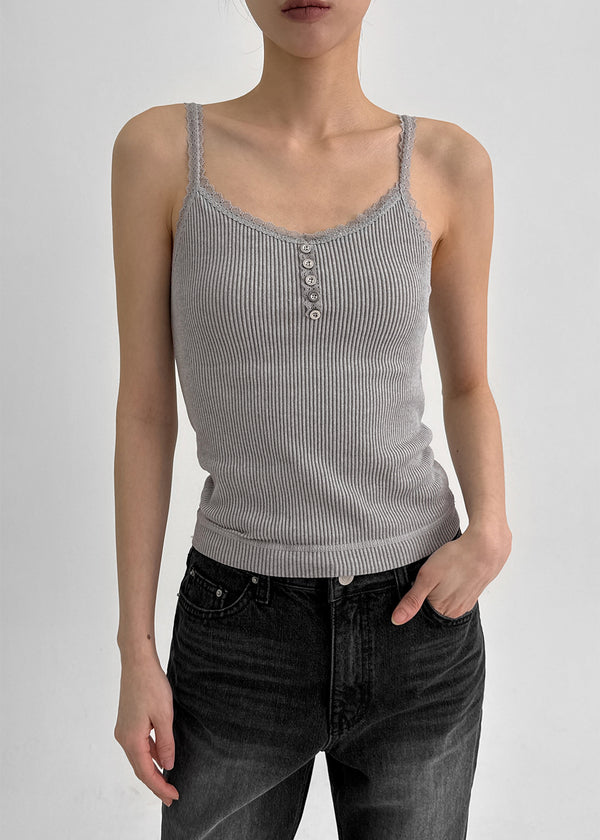 Belunk Lace Fleece Sleeveless