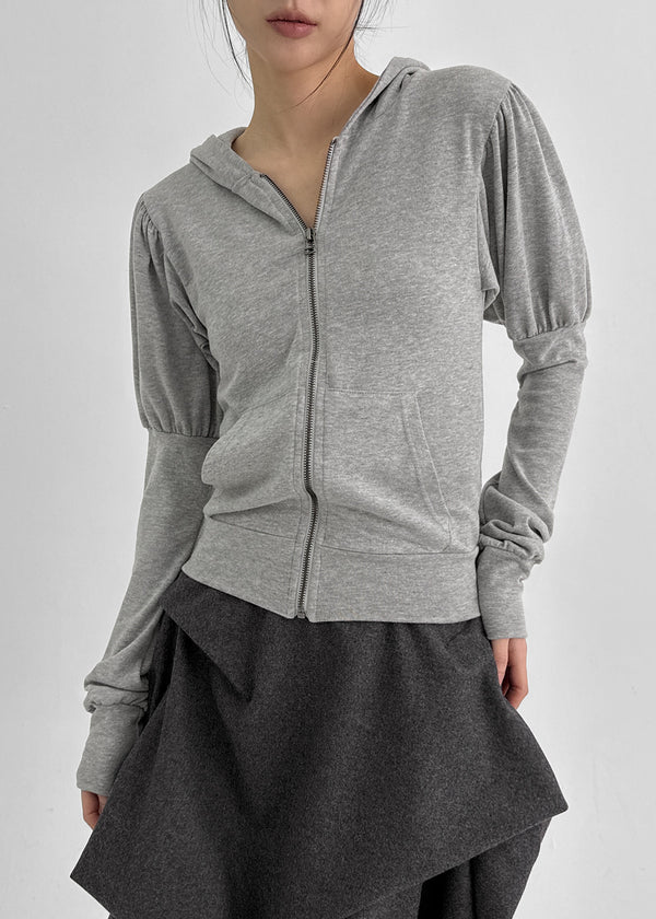 Rebicule Puff Hooded Zip-up