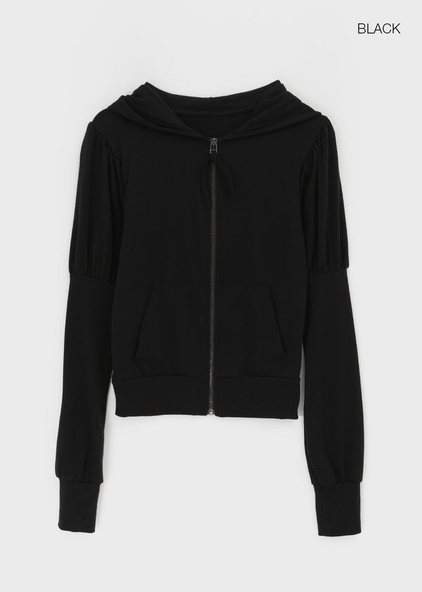 Rebicule Puff Hooded Zip-up