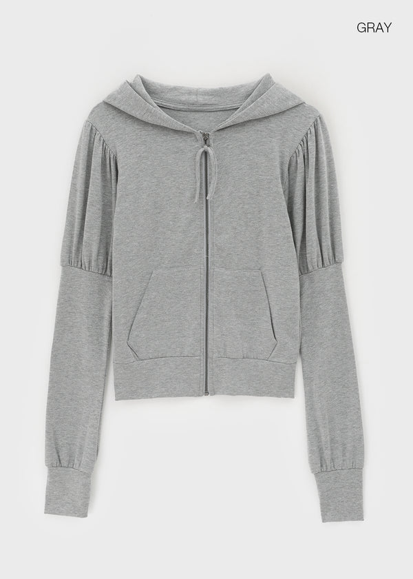 Rebicule Puff Hooded Zip-up