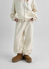 Pomen Set - Fleece Hooded Zip-up, Fleece Banded Jogger Pants