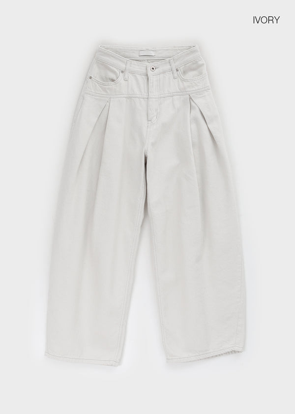 Sochem Fleece Slit Balloon Wide Pants