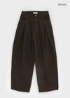 Sochem Fleece Slit Balloon Wide Pants