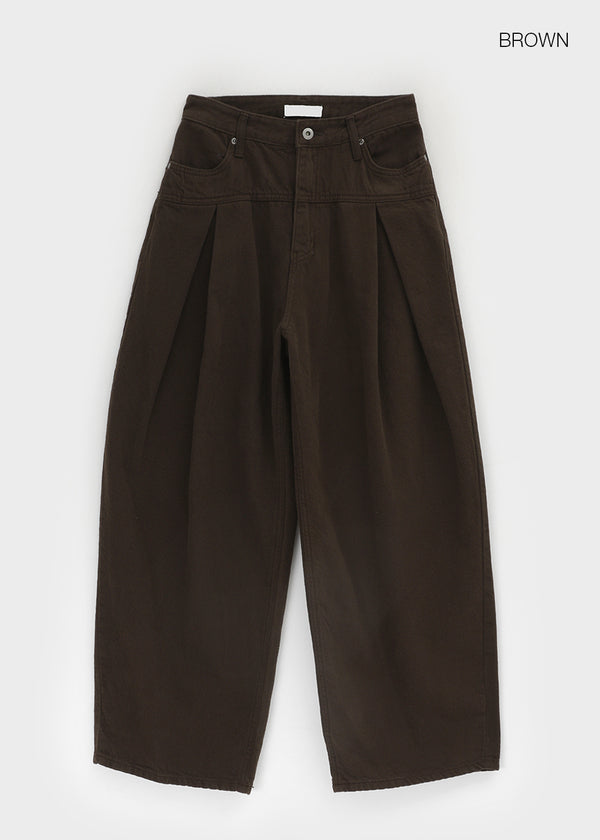 Sochem Fleece Slit Balloon Wide Pants