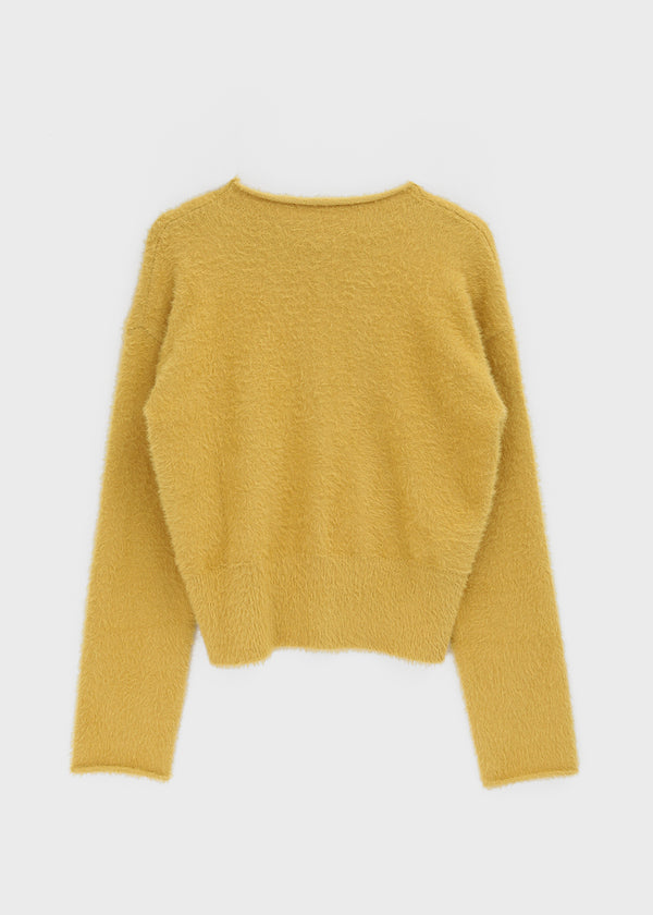 Rotion Fur Knit Cardigan