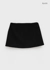 Polent Wool Miniskirt