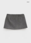 Polent Wool Miniskirt