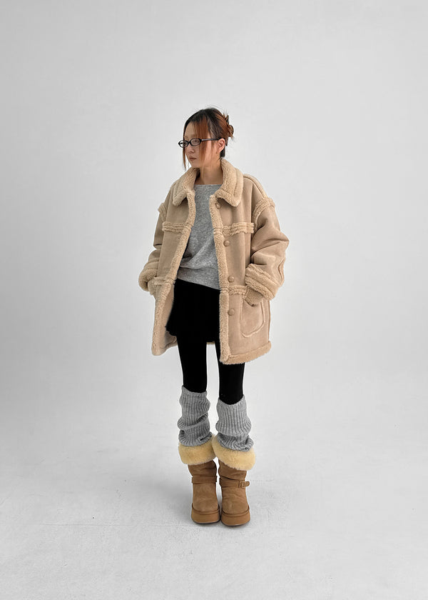 Pomken Suede Reversible Mustang Jumper