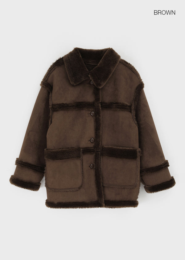 Pomken Suede Reversible Mustang Jumper