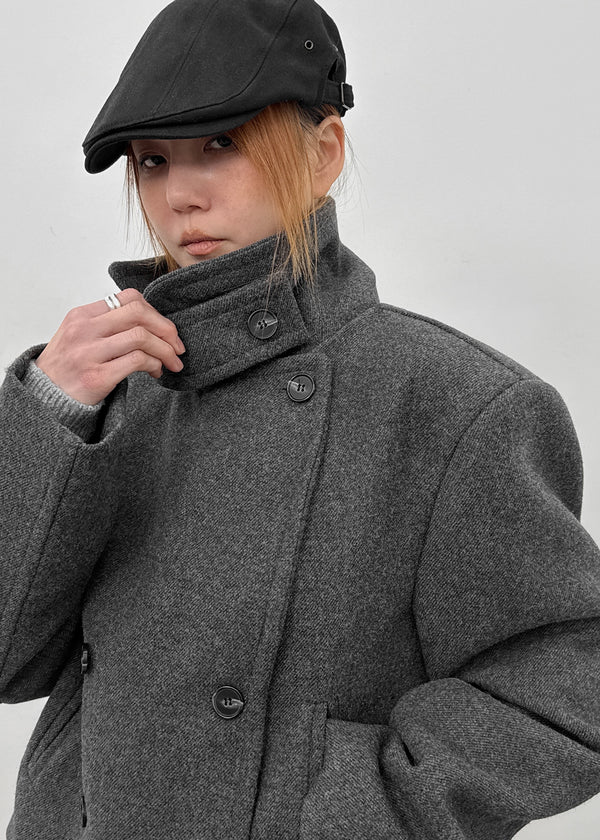 Selnu Double Button Short Coat