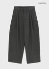 (UNISEX) Carlat Pintuck Wool Balloon Slacks