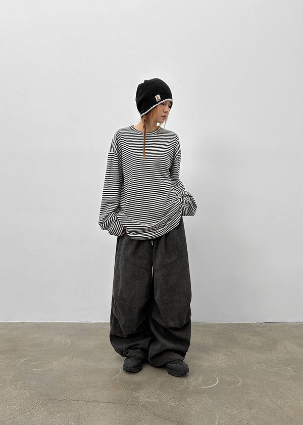 (UNISEX) Naples Corduroy Parachute Banding Pants