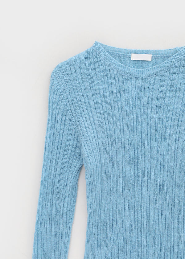 Contem Ribbed Round Wool Knit