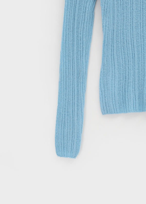 Contem Ribbed Round Wool Knit