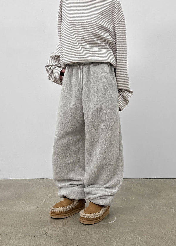 Shaunte Fleece String Banding Pants (Set Available)