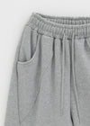 Delaying Cut-out Fleece String Pants