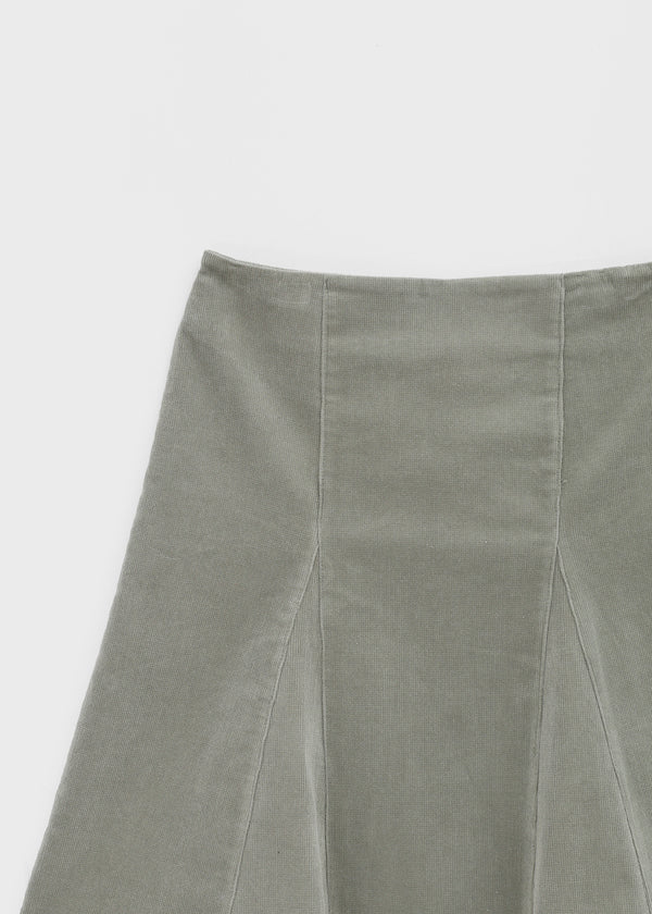 Kininchi Corduroy Midi Skirt