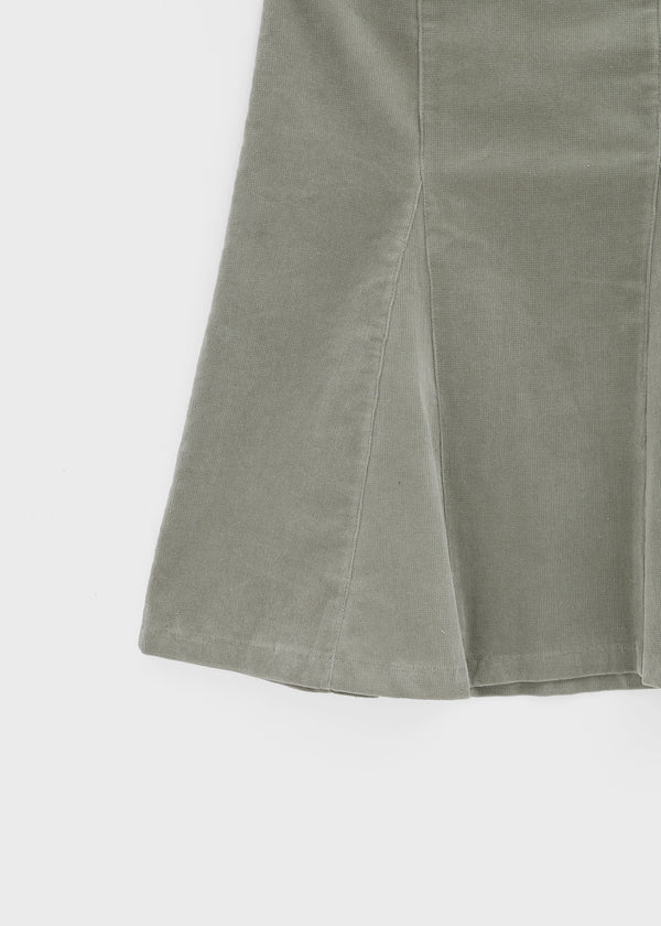 Kininchi Corduroy Midi Skirt