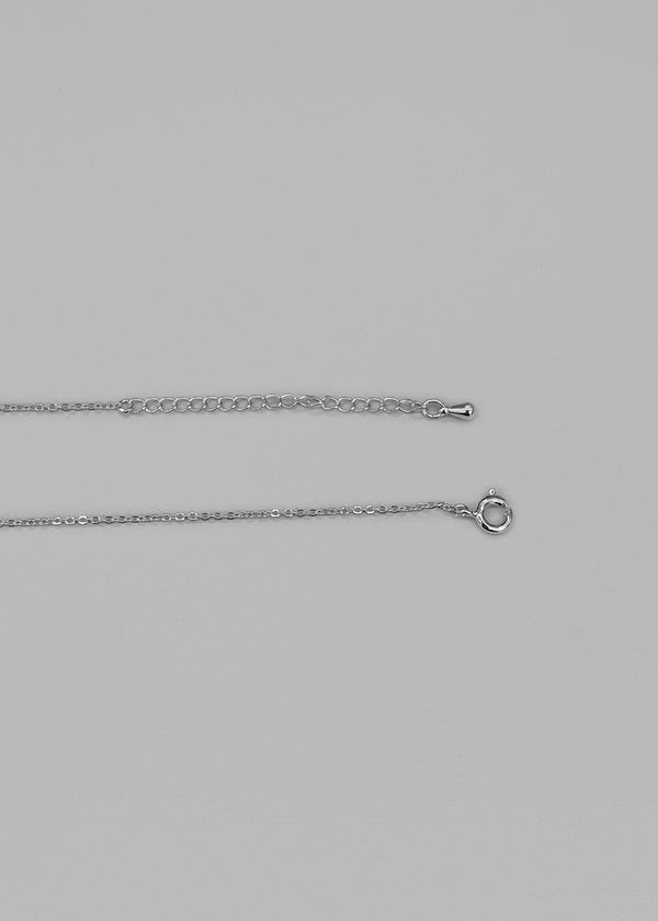 Clunning Silver Ball Drop Necklace