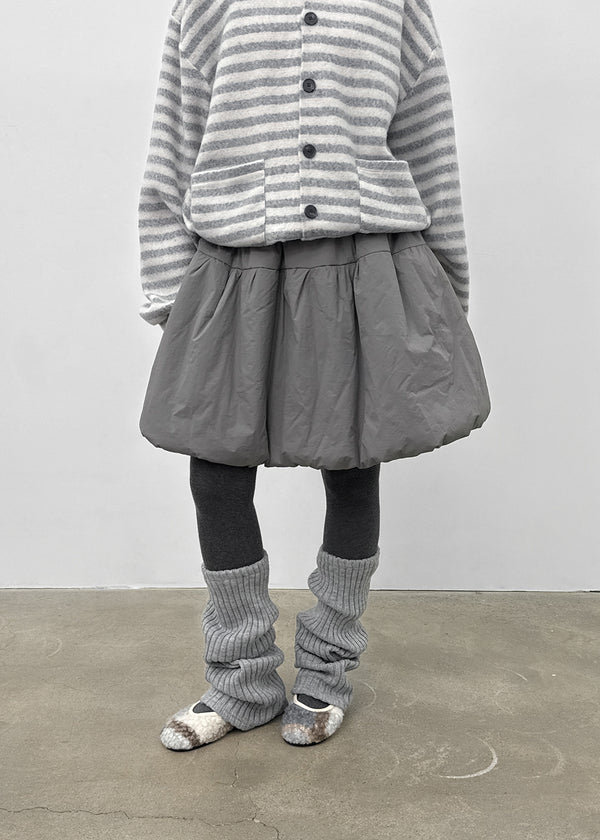 Loafa Padded Banding Midi Skirt