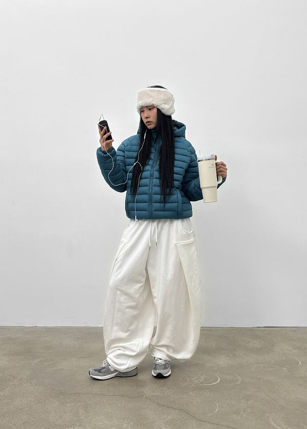 Kunturi Wellon Two-way Hooded Lightweight Padding