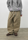 (UNISEX) Epsol Balloon Washing Cargo Banding Pants
