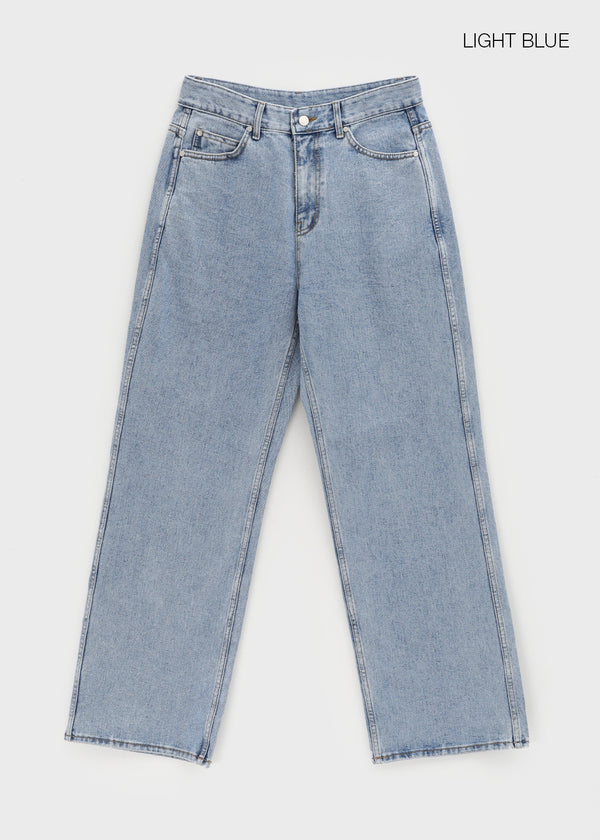 Nishi Basic Wide Denim Pants