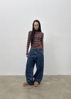 Nishi Basic Wide Denim Pants