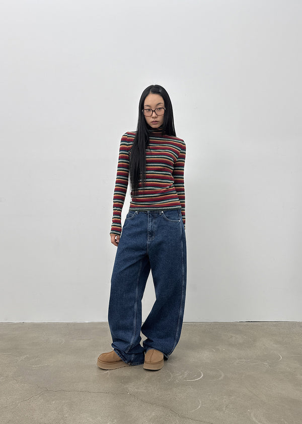 Nishi Basic Wide Denim Pants