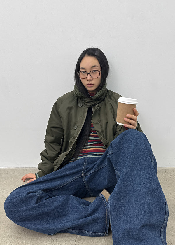 Nishi Basic Wide Denim Pants