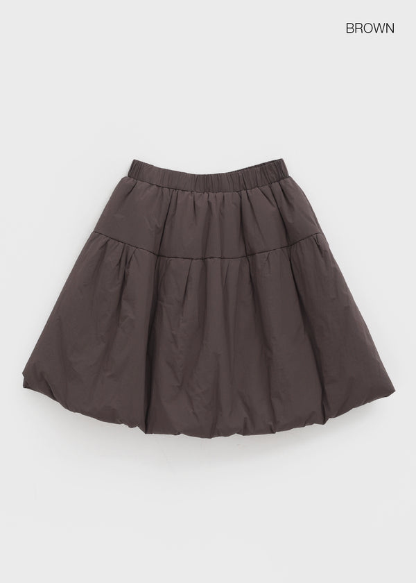 Loafa Padded Banding Midi Skirt
