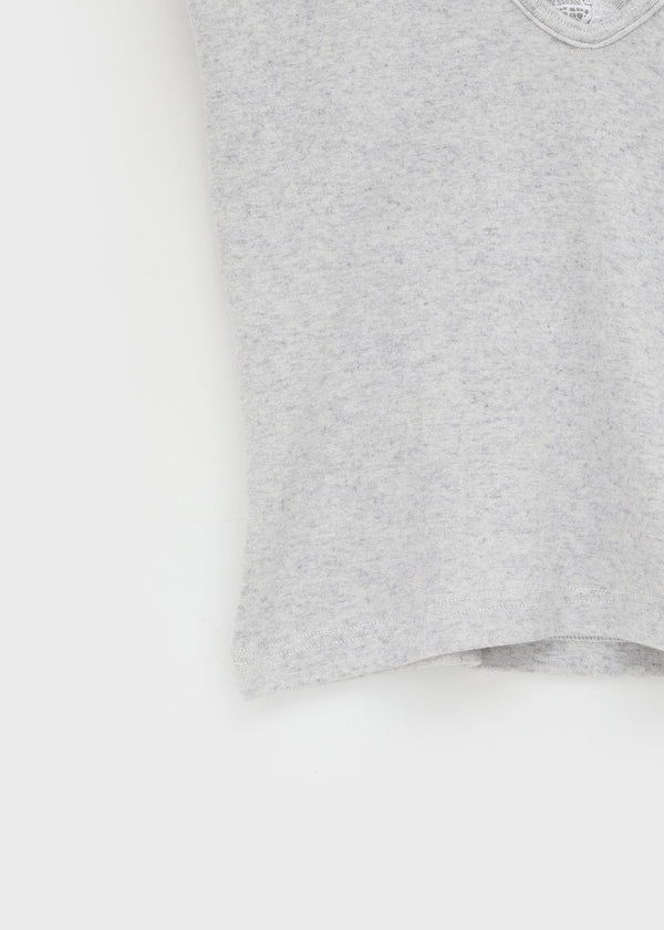 Derbet Deep V-neck Layered Lace Sleeveless