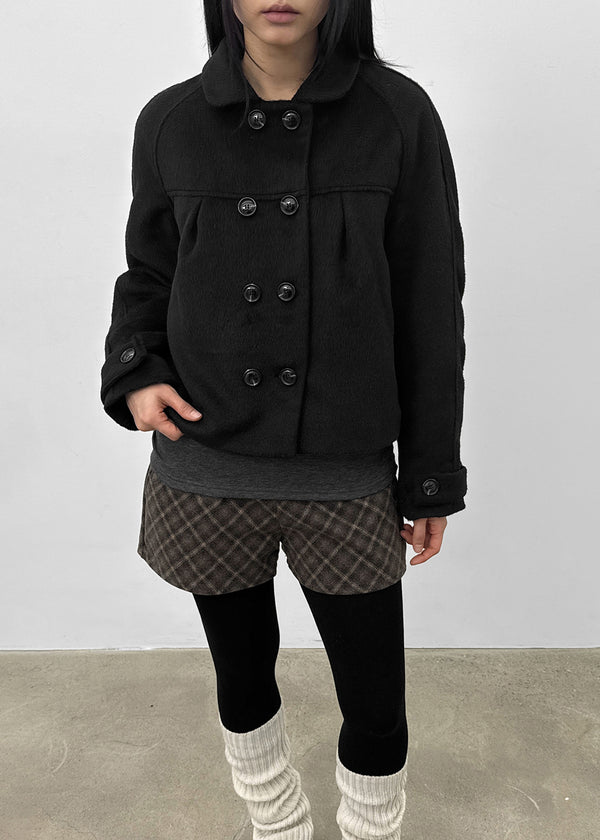 Kasha Double Button Short Coat (2 Oz)