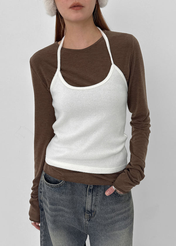 Kuheton Fleece Halter Sleeveless