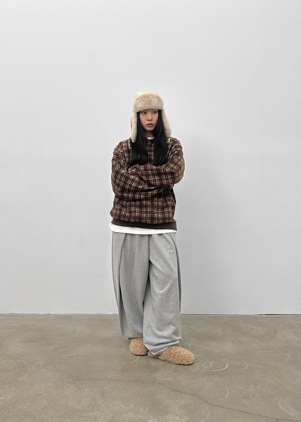 (UNISEX) Byak Pintuck Balloon Two-Way Banding Pants
