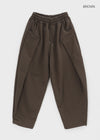 (UNISEX) Byak Pintuck Balloon Two-Way Banding Pants
