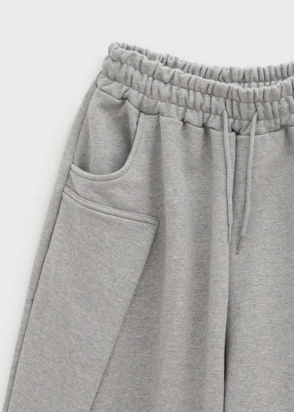 (UNISEX) Byak Pintuck Balloon Two-Way Banding Pants