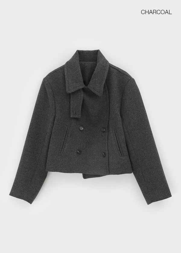 Selnu Double Button Short Coat