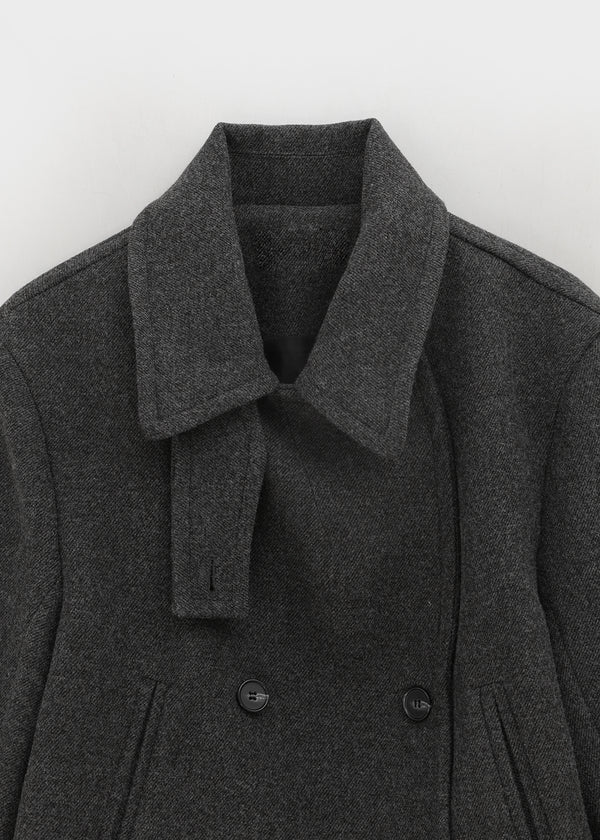 Selnu Double Button Short Coat