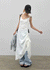 Chellening Wrinkle Sleeveless Long Dress